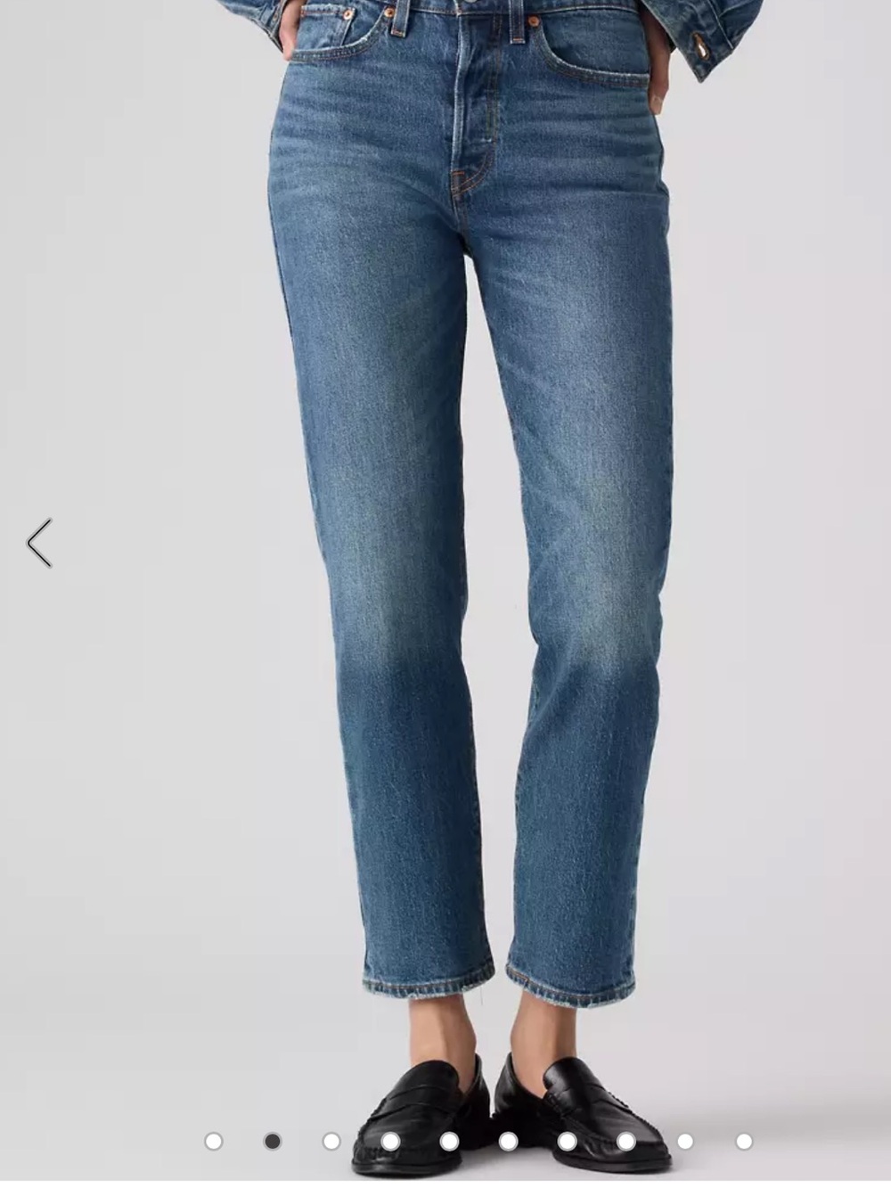 Levi’s Wedgie Straight Cropped Jean
